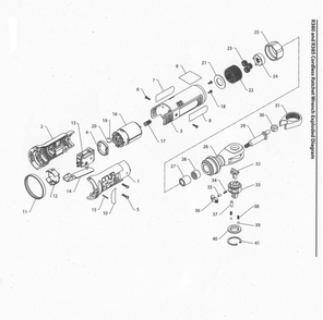 Part Location Diagram of 107XPA-35 Ingersoll Rand Crankshaft